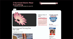 Desktop Screenshot of isurviveddamnneareverything.com